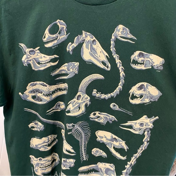 Vintage American Museum Of Natural History Beautiful Bones Single Stitch Shirt - Picture 2 of 9